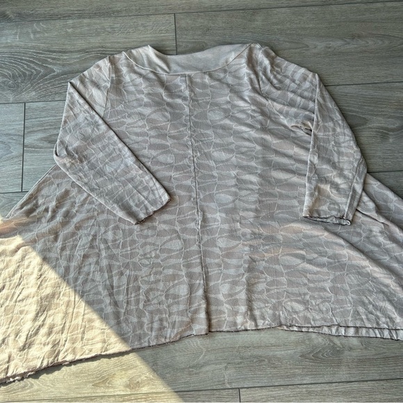 Vigorella Bamboo Cotton Blend Asymmetrical  Hem Duster - Picture 15 of 16